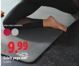 Lidl Crivit yoga mat offer
