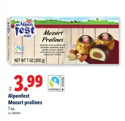 Lidl Alpenfest Mozart pralines offer