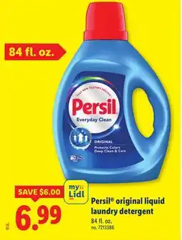 Lidl Persil original liquid laundry detergent offer