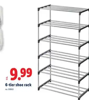 Lidl 6-tier shoe rack offer