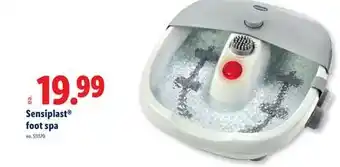 Lidl Sensiplast foot spa offer