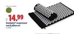 Lidl Sensiplast acupressure mat & pillow set offer