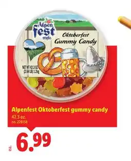 Lidl Alpenfest Oktoberfest gummy candy offer