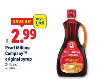 Lidl Pearl Milling Company original syrup offer