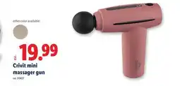 Lidl Crivit mini massager gun offer