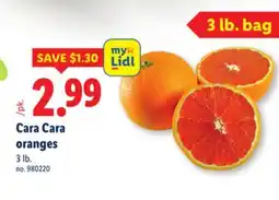 Lidl Cara Cara oranges offer