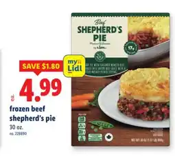 Lidl frozen beef shepherd's pie offer