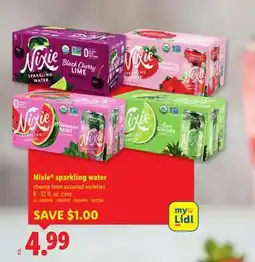 Lidl Nixie sparkling water offer
