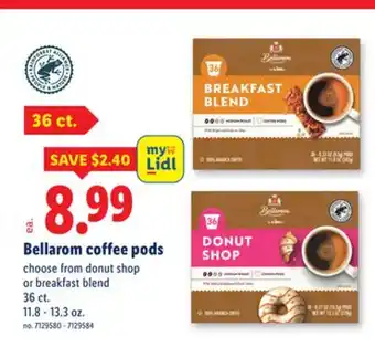 Lidl Bellarom coffee pods offer