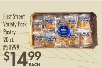 Smart & Final First Street Variety Pack Pastry offer