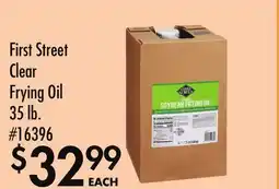 Smart & Final First Street Clear Frying Oil offer