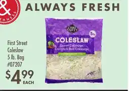 Smart & Final First Street Coleslaw offer