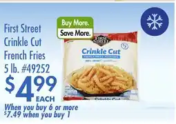 Smart & Final First Street Crinkle Cut French Fries offer