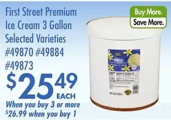 Smart & Final First Street Premium Ice Cream offer
