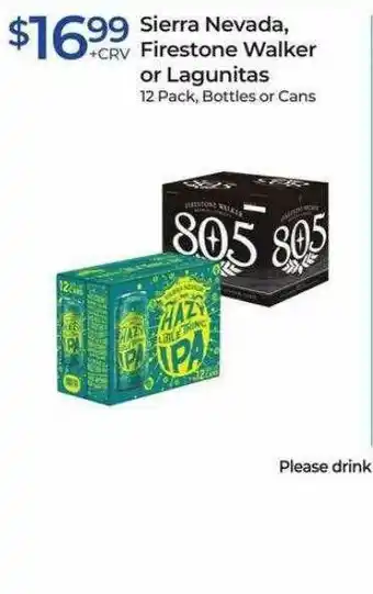 Rite Aid Sierra Nevada Firestone Walker Or Lagunitas offer