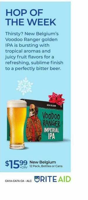 Rite Aid New Belgium offer