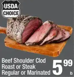 Super King Markets Beef Shoulder Clod Roast or Steak offer
