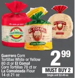 Super King Markets Guerrero Corn Tortillas White or Yellow offer