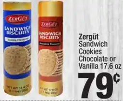 Super King Markets Zergüt Sandwich Cookies Chocolate or Vanilla offer