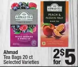 Super King Markets Ahmad Tea Bags offer