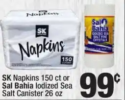 Super King Markets SK Napkins offer