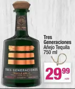 Super King Markets Tres Generaciones Añejo Tequila offer