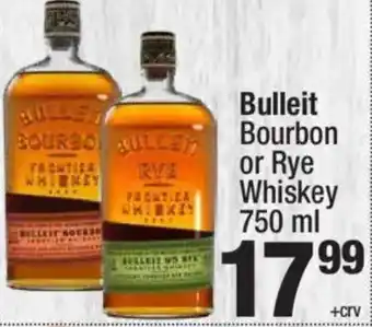 Super King Markets Bulleit Bourbon or Rye Whiskey offer