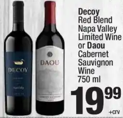 Super King Markets Decoy Red Blend Napa Valley Limited Wine offer