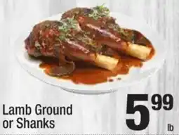 Super King Markets Lamb Ground lb or Shanks offer