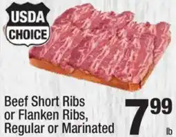 Super King Markets Beef Short Ribs or Flanken Ribs offer