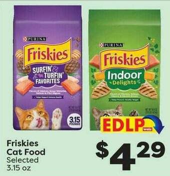 Weis Markets Friskies Cat Food offer