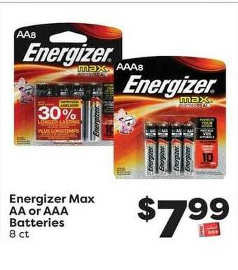 Weis Markets Energizer Max Aa Or Aaa Batteries offer