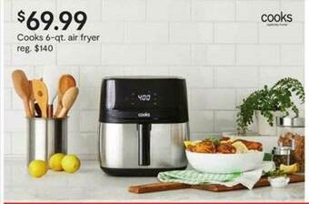 JC Penney Cooks 6-qt. Air Fryer offer
