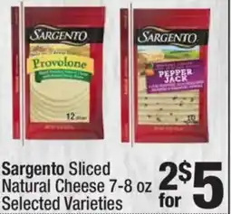 Super King Markets Sargento Sliced Natural Cheese offer