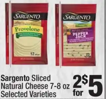 Super King Markets Sargento Sliced Natural Cheese offer