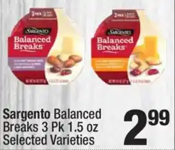 Super King Markets Sargento Balanced Breaks offer