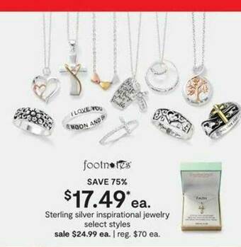 JC Penney Sterling Silver Inspirational Jewelry offer