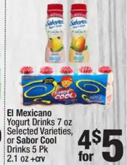 Super King Markets El Mexicano Yogurt Drinks offer