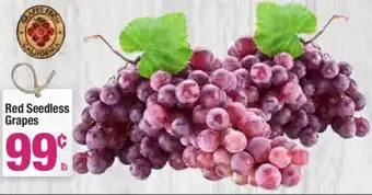 Super King Markets Red Seedless Grapes offer