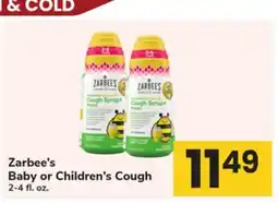 ACME Zarbee's Baby or Children's Cough offer