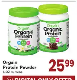 ACME Orgain Protein Powder offer