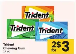 ACME Trident Chewing Gum offer