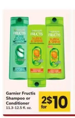 ACME Garnier Fructis Shampoo or Conditioner offer