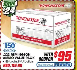 Big 5 Winchester .223 Remington Ammo Value Pack - 150 Rounds offer