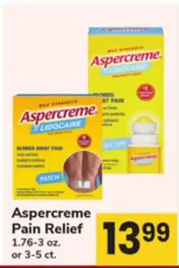 ACME Aspercreme Pain Relief offer