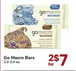 ACME Go Macro Bars offer