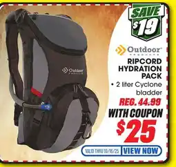 Big 5 Outdoor Products Ripcord Hydration Pack offer