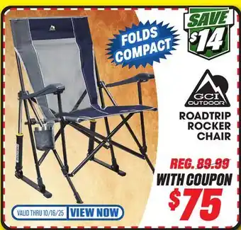Big 5 GCI Outdoor RoadTrip Rocker Chair offer