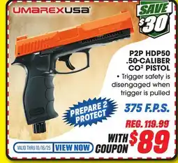 Big 5 Umarex P2P HDP50 CO2 .50-Caliber Pistol offer