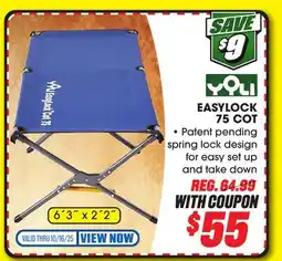 Big 5 Yoli EasyLock 75 Cot offer